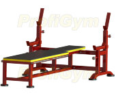 Скамья для жима с упорами и скамьей для инвалидов усиленная ProfiGym 2СК-0042-HР Скамья для жима с упорами и скамьей для инвалидов усиленная ProfiGym 2СК-0042-HР