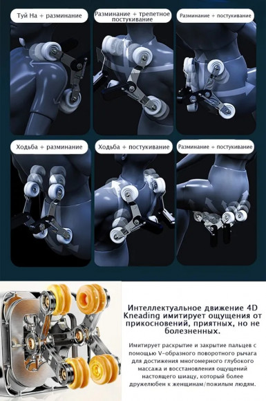 Массажное кресло Anwegoo A2218 Blue